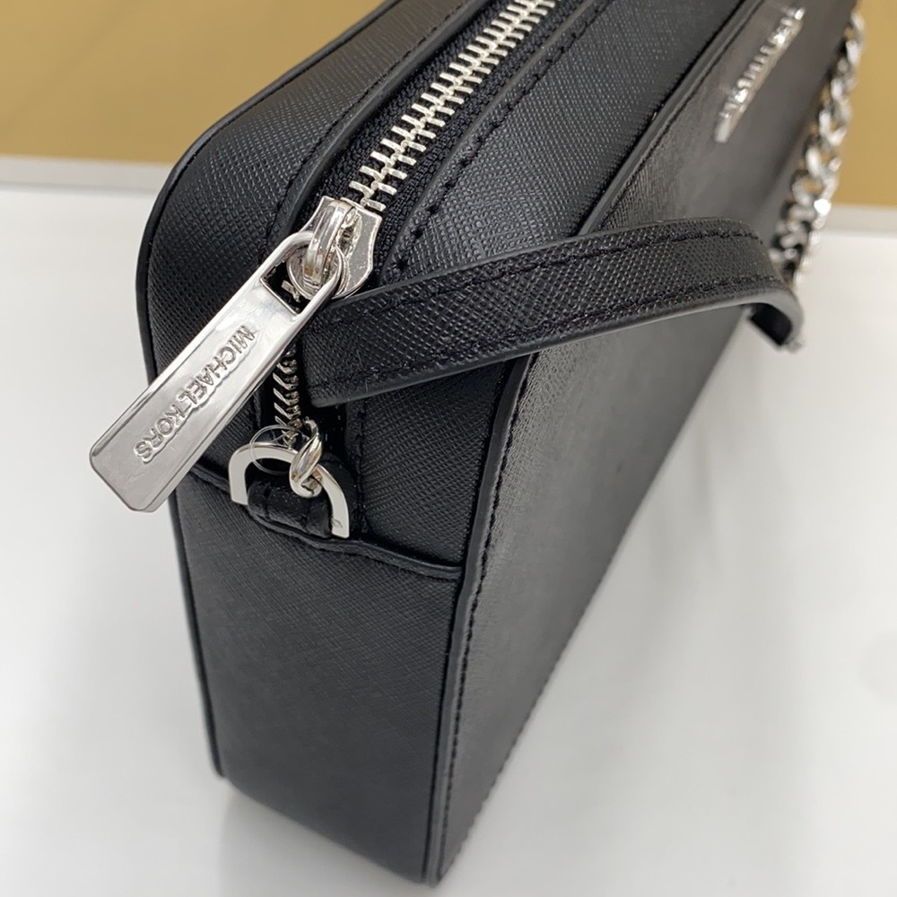 MICHAEL KORS JST LARGE EAST WEST CROSSBODY BLACK - Picture 12 of 13